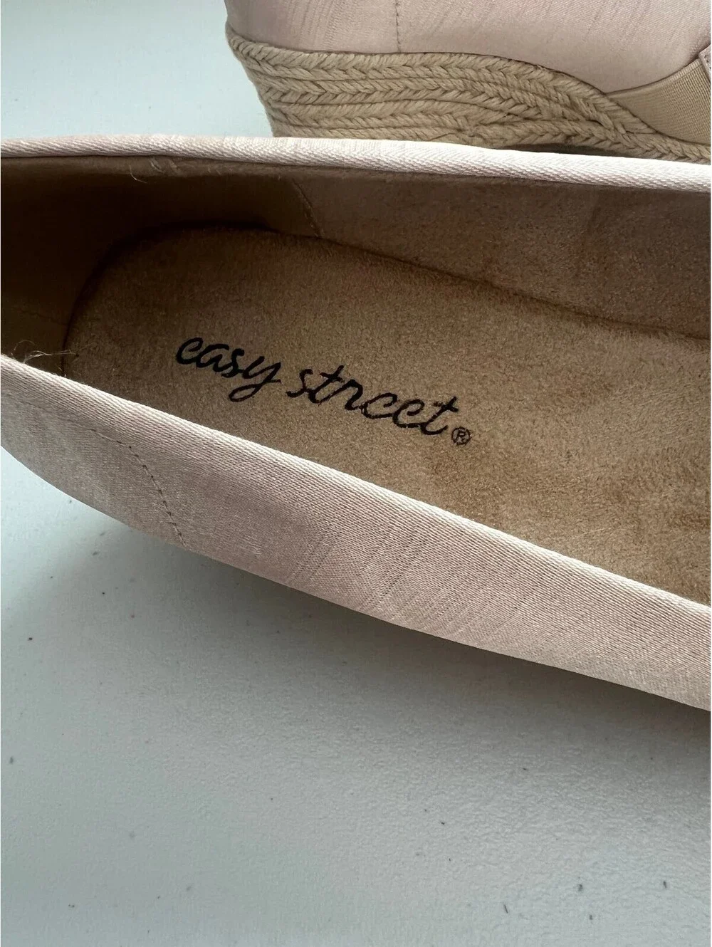 Easy Street Womens Jasper Espadrille Wedges, Size, 9